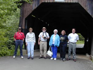 2nd All Member Meeting at the Canyon
Bridge. Photo by Joe Nelson, July 14, 2001
