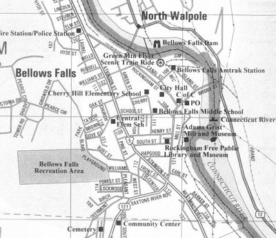 Map of Bellows Falls, Vt.