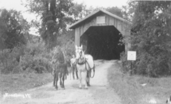 Hopkins Covered Bridge 1950's