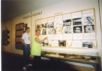 Don and Pauline Prideaux at the new Covered Bridge museum in Bennington,
VT.