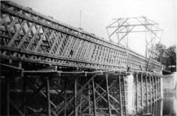 Cheshire Toll Bridge under repair