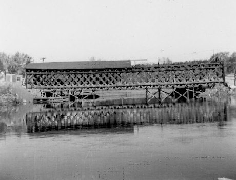 Bridge at South Lee, Mass. Photo Dick Roy Collection, 1954