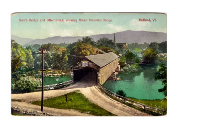 Postcard - Dorr's Covered Bridge