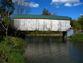 East Fairfield covered bridge by Bill Caswell