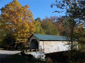 Hutchins covered bridge by Bill Caswell