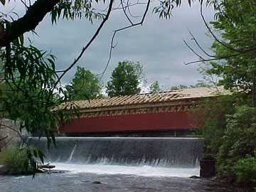 Paper Mill Bridge Rehabilitation: Photo by
David Guay, 5/26/00