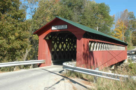 Chiselville Bridge. Photo by Richard StPeter, October, 2007