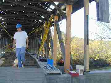 Poland Bridge. Photo by Joe Nelson, Oct. 14, 2003