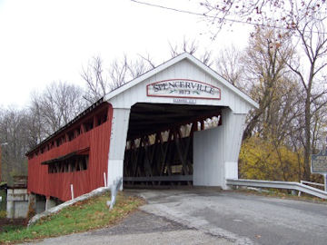 Spencerville Covered Bridge Courtesy of Satolli Glassmeyer. Used by permission.