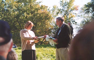 Westford Bridge Ceremony. Photo by Bob
Kane.