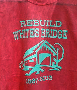 Whites covered bridge shirt design #2