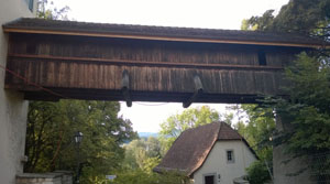 Covered Foot Bridge Aarau, Switzerland