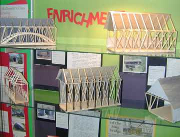Jericho Elementary School Covered Bridge Models