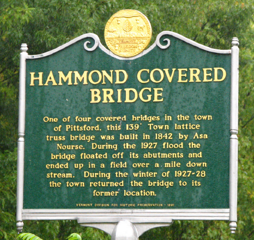 Hammond Bridge Historic Marker
