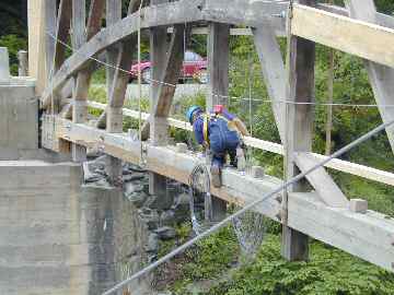 Canyon Bridge. Photo by Joe Nelson, July 14, 2004