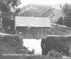 Clyde River Covered Bridge postcard