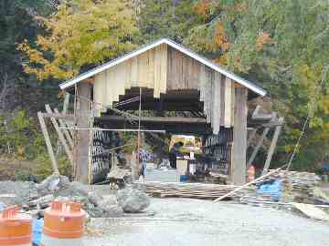 Comstock Bridge. Photo by Joe Nelson, Oct. 6, 2003