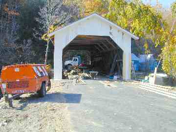 Comstock Bridge. Photo by Joe Nelson, Oct. 14, 2003