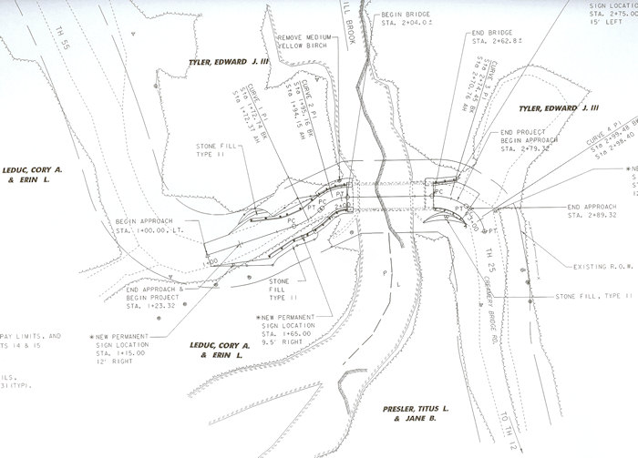 Creamery Bridge Site Map