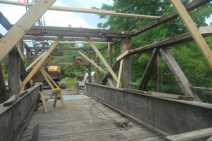 East Fairfield Covered Bridge. Photo by Joe Nelson August 7, 2008