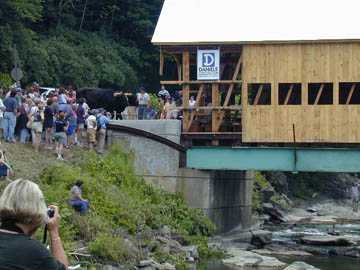 Mill Bridge at Tunbridge: Photo by
Joe Nelson, 7/3/00