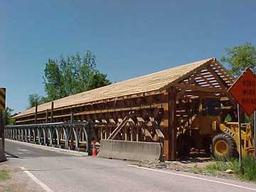 Paper Mill Bridge Rehabilitation: Photo by
David Guay, 6/3/00