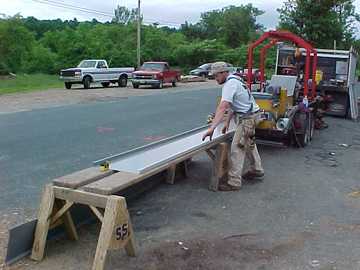 Paper Mill Bridge Rehabilitation: Photo by
David Guay, 6/15/00