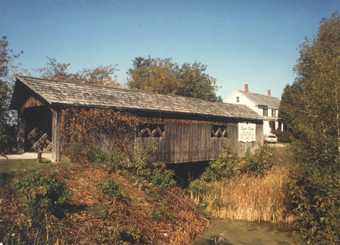 Spade Farm Bridge.
Photo by C.M. Nagengast October 1987