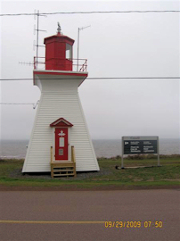 Richibucto Light House. Photo by the Keatings
September 29, 2009