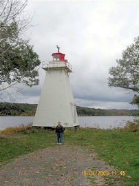 Belyeas Point Light House. Photo by the Keatings
October 1, 2009