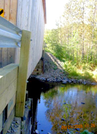 Ellis Bridge abutment. Photo by the Keatings
September 21, 2009