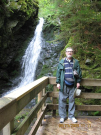 Dickson Falls and Tom. Photo by the Keatings
September 23, 2009