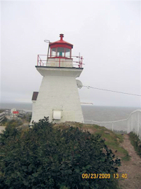 Cape Enrage Light House. Photo by the Keatings
September 23, 2009