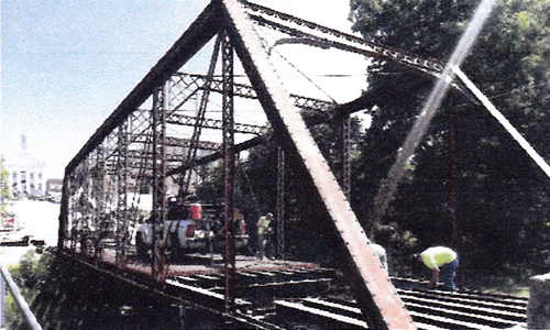 Paoli Indiana Prepares To Reopen Damaged Bridge