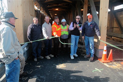 Pulp Mill covered bridge opening