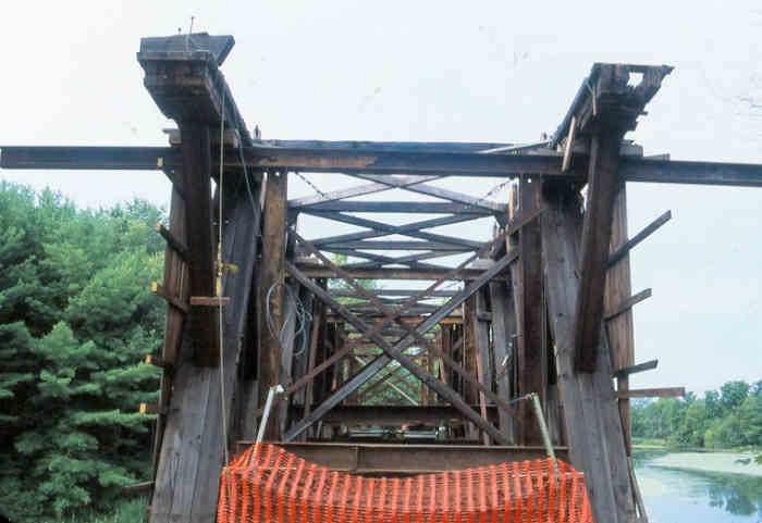 East Shoreham Railroad Bridge. Photo by Joe Nelson August 19, 2007