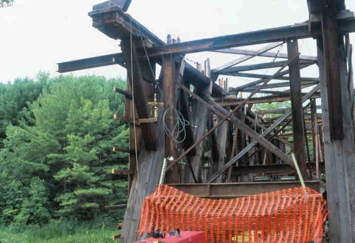 East Shoreham Railroad Bridge. Photo by Joe Nelson August 19, 2007