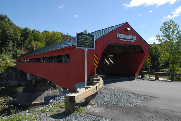 Taftsville Covered Bridge by Richard St. Peter