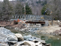 Bartonsville temporary bridge