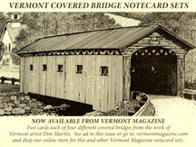 Vermont Magazine notecard set