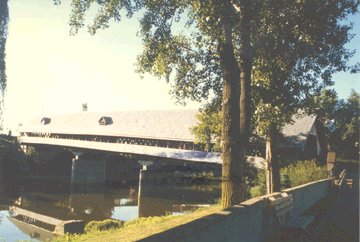 Zehnder's Holz-Brucke Bridge photo by C. M. Nagengast, 7/85